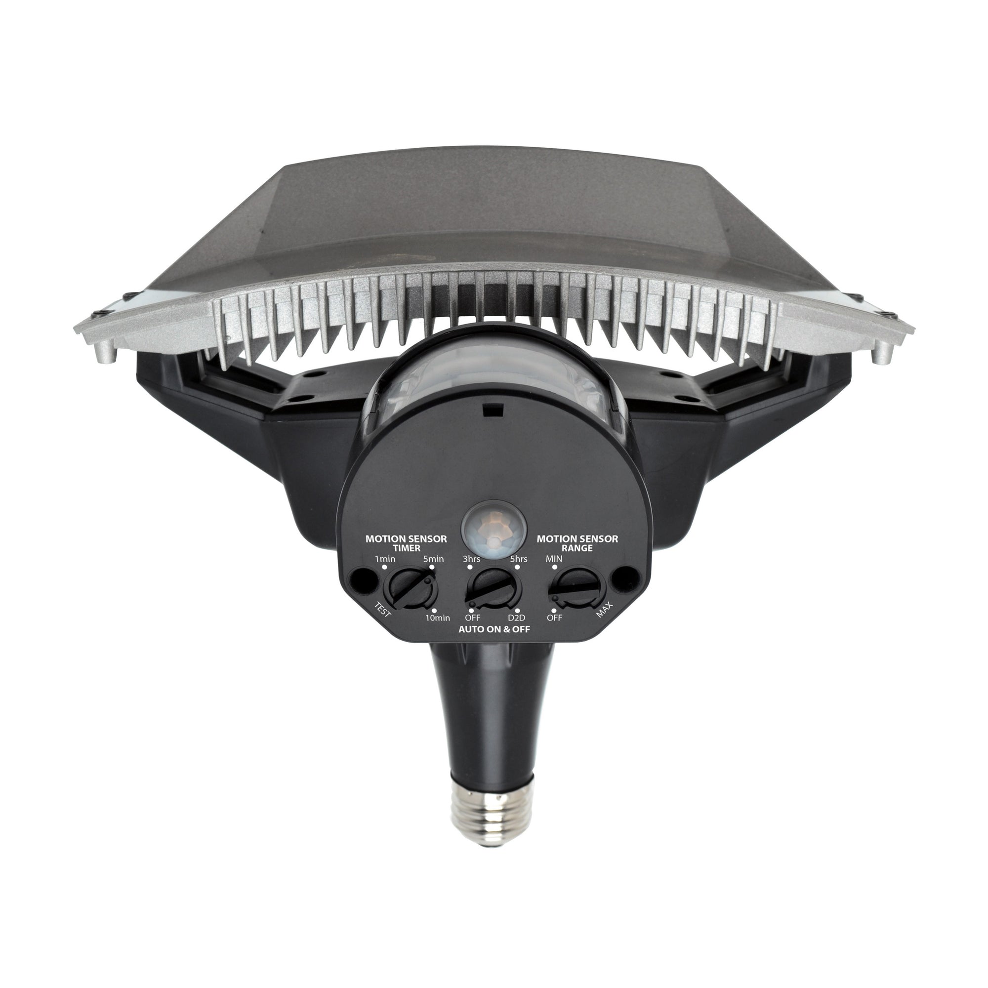 Outdoor Security Motion Flood light for your yard by STKR Concepts - bottom controls