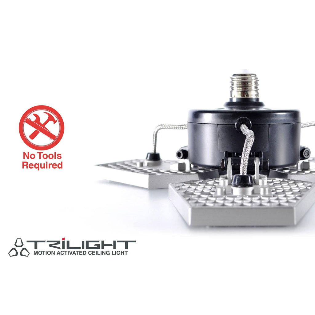 No tools required to install motion sensing LED light bulb | TRiLIGHT by STKR Concepts - striker