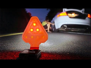 Flexit Auto - Flexible Flashlight with Rear Red Hazard Light for Roadside Repair Safety video