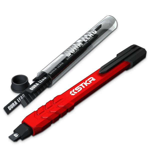 Mechanical Carpenter Pencil with Black Refills | STKR Concepts - striker
