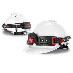 Use Headlamp Helmet Clips to mount FLEXiT Headlamp to hard hat | STKR Concepts - striker